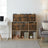 Storage Cubes - Oxford - Rustic Brown and Black - Foldable Set of 6 with Handle