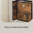 Storage Boxes - Non-Woven Fabric - Grey - Foldable Set of 6 with Handle