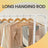 Heavy-Duty Clothes Rack - Steel - Cloud & Matte White - 2 Shelves and 6 S-Hooks