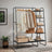 Garment Rack - Metal - Ebony Black - Shoe Shelf