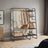 Garment Rack - Metal - Ebony Black - Shoe Shelf