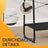 Garment Rack - Metal - Ebony Black - Shoe Shelf