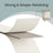 2-Section Clothes Hamper - 100L - Bamboo - Removable Lid