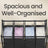 Mobile Laundry Organizer Cart - Fabric - Black - 4 Detachable Bags with Rolling Trolley Design