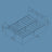 Double Bed Frame - Metal - Ink Black - Suitable for Small Spaces