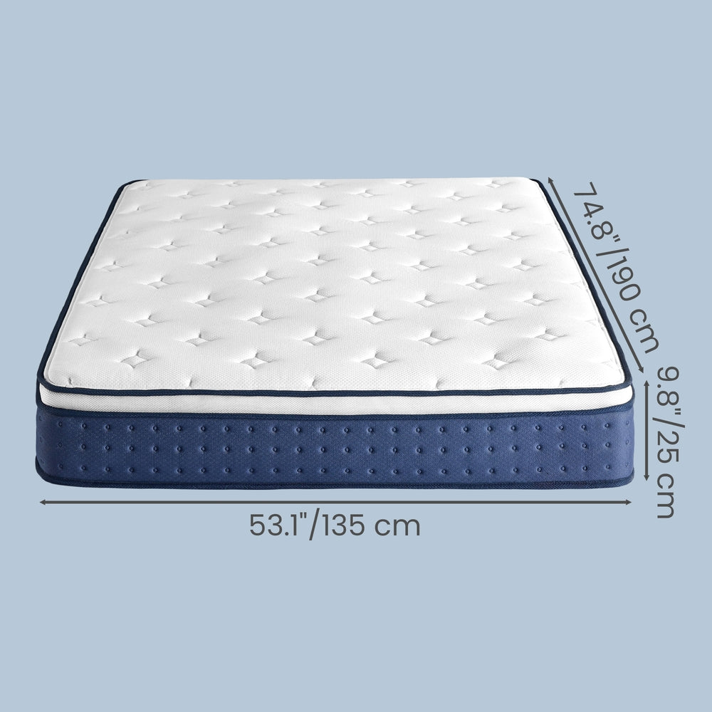 Hybrid Spring and Foam Mattress - 7-Zone Support - Double Size