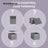 Set of 2 Foldable Wardrobe Storage Baskets - Oxford - Grey - Washable with Handles and Metal Label Holders