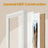 Set of 10 Photo Frames - MDF - Black - Includes Mats for Various Sizes