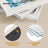 Set of 10 Photo Frames - MDF - Black - Includes Mats for Various Sizes