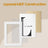 Collage Picture Frame - Cloud White - 4-Opening Design for 4x6 Photos