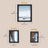 Set of 10 Picture Frames - 8x10, 5x7, 4x6 - MDF - Imitation Wood Grain Design