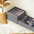 Set of 6 Drawer Organizers - Fabric - Ink Black - 120 Cells for Underwear and Accessories