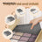 Set of 6 Drawer Organizers - Fabric - Ink Black - 120 Cells for Underwear and Accessories