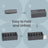 Set of 8 Underwear Organisers - Fabric and PE Board - Grey
