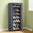 7-Tier Shoe Storage Cabinet - Non-Woven Fabric - Grey - Dustproof with Protective Cover
