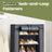 7-Tier Shoe Storage Cabinet - Non-Woven Fabric - Grey - Dustproof with Protective Cover