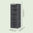 Closet Hanging Shelves - 30L - Non-Woven Fabric - Bamboo Inserts