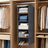 Closet Hanging Shelves - 30L - Non-Woven Fabric - Bamboo Inserts
