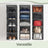 Closet Hanging Shelves - 30L - Non-Woven Fabric - Bamboo Inserts
