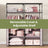 Portable Wardrobe - Non-Woven Fabric - Gray - Collapsible with Dual Clothes Rails
