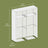 Portable Wardrobe - Non-Woven Fabric - Gray - Collapsible with Dual Clothes Rails