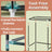 Portable Closet - Fabric - Black - Spacious with 2 Hanging Rails and Shelves