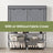 Portable Closet - Fabric - Black - Spacious with 2 Hanging Rails and Shelves