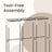 Clothes Wardrobe, Portable Closet - Steel and Non-Woven Fabric - Grey