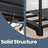 Freestanding Foldable Closet Wardrobe - Fabric and Metal Tube - Black