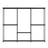 Wardrobe Closet Organizer - Fabric and Metal Tube - Black