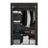 Portable Closet Organizer - Fabric and Metal Tube - Black