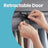 Portable Closet Organizer - Non-Woven Fabric - Grey - 6 Shelves and Hanging Rail