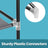 Portable Closet Organizer - Non-Woven Fabric - Grey - 6 Shelves and Hanging Rail