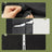 Portable Wardrobe - Fabric - Black - Large Capacity with 3 Hanging Rods and Shelves