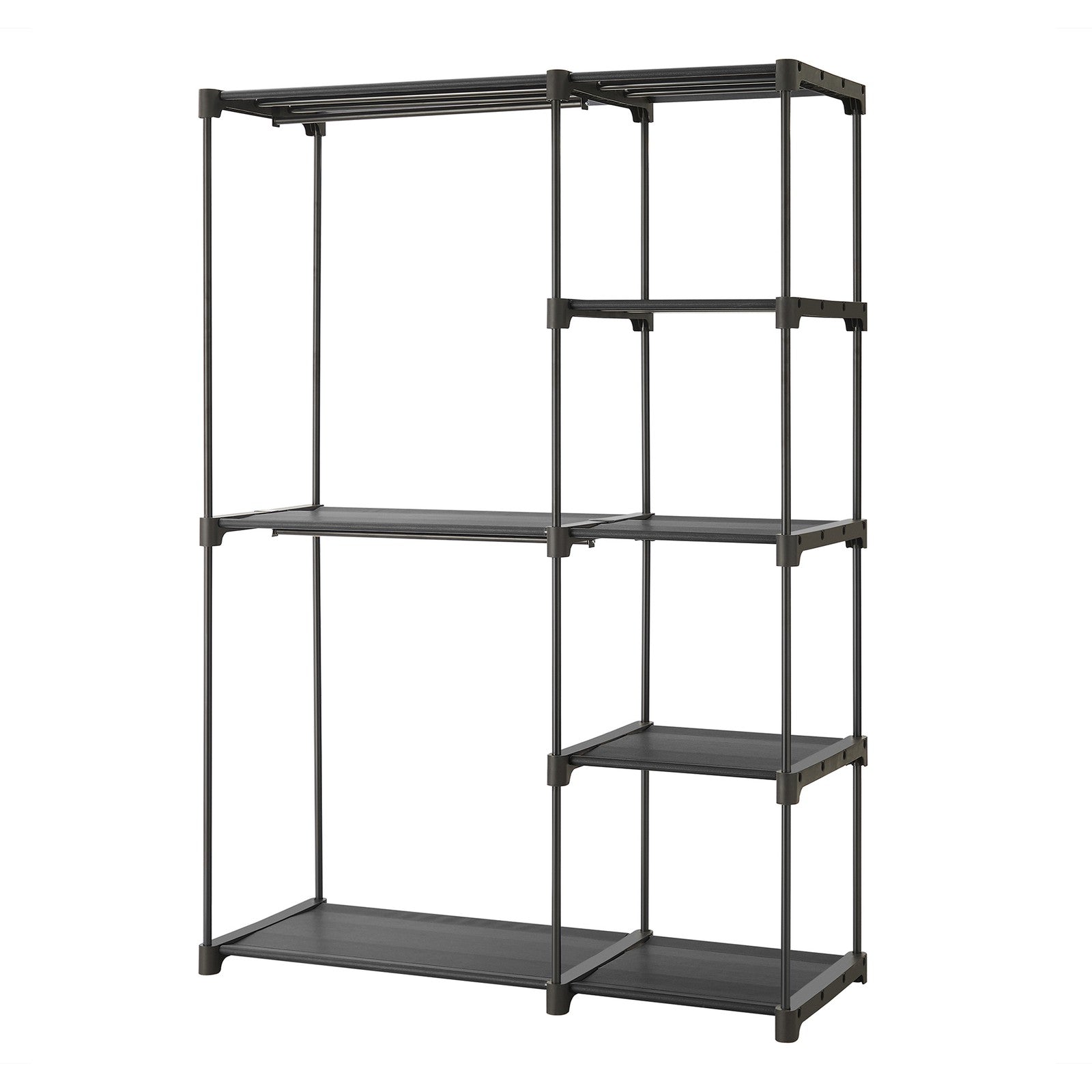 Portable Closet - Fabric and Metal Tube - Black
