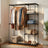 Portable Closet - Fabric and Metal Tube - Black