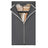 Foldable Fabric Wardrobe - Canvas - Black - Portable Closet Organizer with Hanging Rail and Shelves