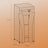 Foldable Fabric Wardrobe - metal tubes and Fabric cover - Brown