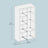 Portable Wardrobe - Non-Woven Fabric - Black - Double Hanging Rods and Adjustable Shelves