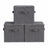 Foldable Storage Boxes with Lids - 30L - Non-Woven Fabric - Handles