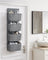 Over-Door Storage Organiser - Fabric and Cardboard - Heathered Grey