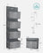 Over-Door Storage Organiser - Fabric and Cardboard - Heathered Grey