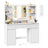 KAILYN Collection - Dressing Table - Wood and MDF - Cloud White
