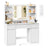 KAILYN Collection - Dressing Table - Wood and MDF - Cloud White
