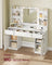 KAILYN Collection - Dressing Table - Wood and MDF - Cloud White