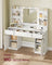 KAILYN Collection - Dressing Table - Wood and MDF - Cloud White