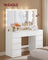 KAILYN Collection - Dressing Table - Wood and MDF - Cloud White