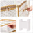 Christmas Ball Organiser - Fabric - Sandy Gold - 128 Bauble Capacity with Modular Dividers
