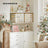 Christmas Ball Organiser - Fabric - Sandy Gold - 128 Bauble Capacity with Modular Dividers