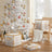 Christmas Ball Organiser - Fabric - Sandy Gold - 128 Bauble Capacity with Modular Dividers